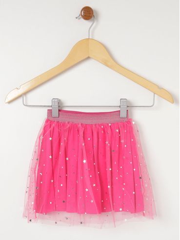 Saia Infantil Para Menina - Rosa Pink