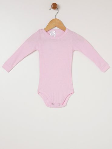 Pijama Longo Infantil Para Bebê - Rosa