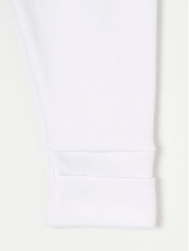 Pijama Ceroulinha Suedine Infantil Para Bebê - Branco