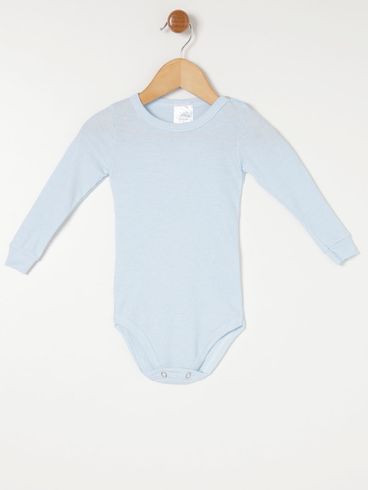 Pijama Longo Infantil Para Bebê - Azul