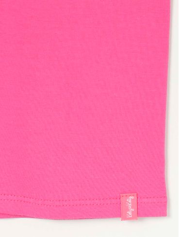 Bermuda Cotton Juvenil Para Menina - Rosa Pink