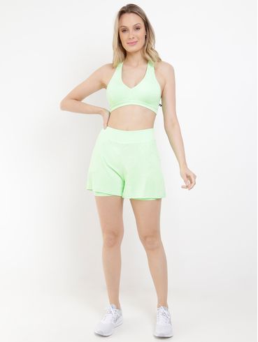 Short Esportivo Feminino Verde