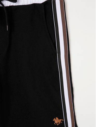 Bermuda Moletinho Masculina Preto