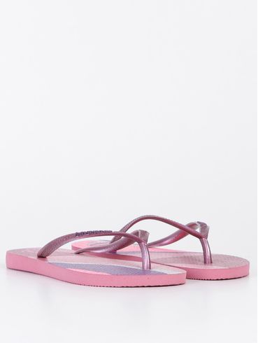 Chinelo Havaianas Slim Palette Glow Feminino Rosa