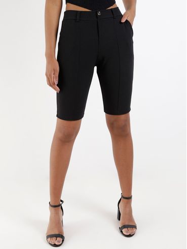 Bermuda Feminina Preto