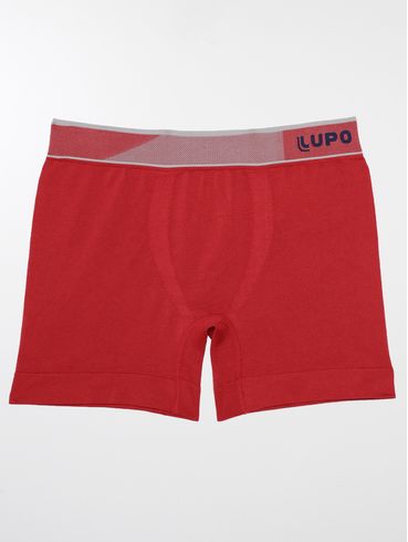 Cueca Boxer Lupo Masculina Vermelho