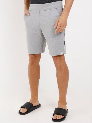 Bermuda Malha Masculina Cinza