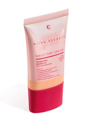 Base Líquida Daily Tint Cream Cor 03 Niina Secrets Incolor