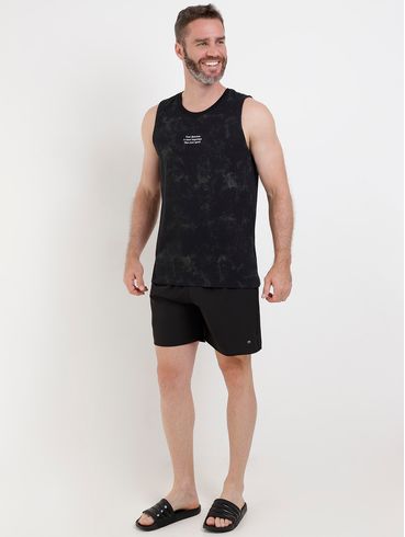 Camiseta Regata Masculina Preto