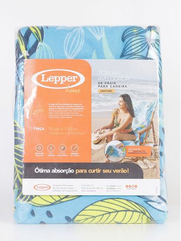 Toalha Para Cadeira de Praia Lepper Azul