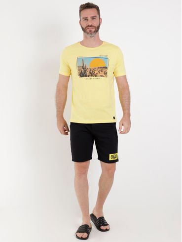 Bermuda Moletinho Everlast Masculina Preto