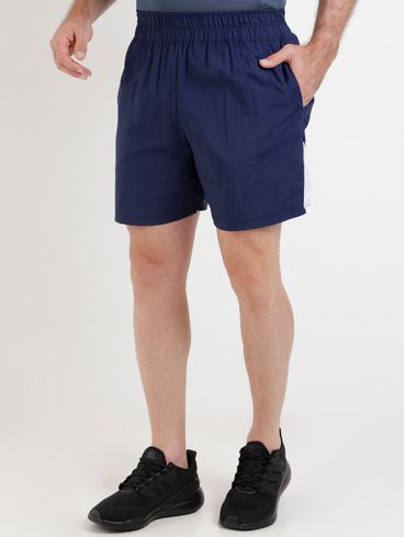 Short Tactel Masculino Azul Marinho