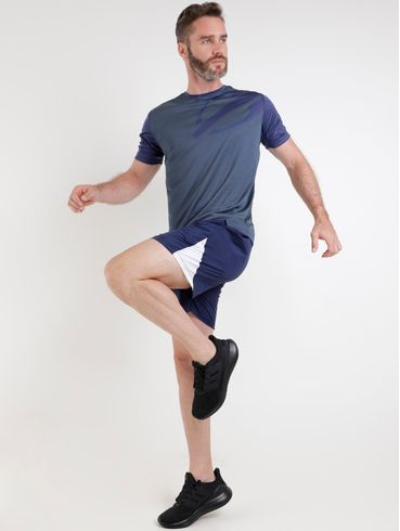 Short Tactel Masculino Azul Marinho