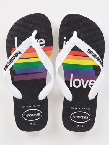 Chinelo Havaianas Top Pride Feminino Branco