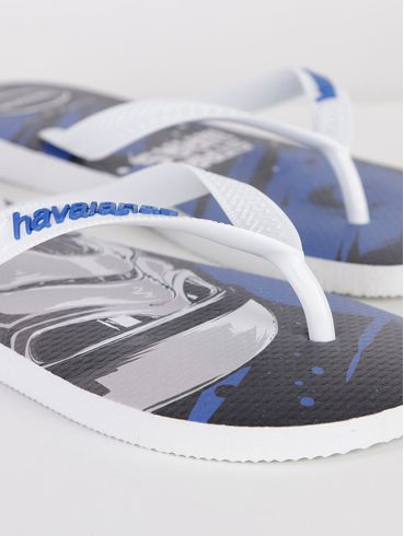 Chinelo Star Wars Havaianas Masculino Branco/Azul