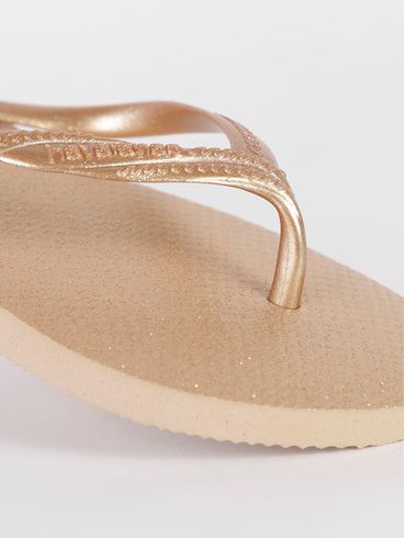 Chinelo Havaianas Fantasia Gloss Feminino Dourado