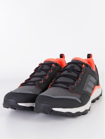 Tênis Esportivo Adidas Tracerocker 2.0 Masculino Cinza/Preto/Laranja