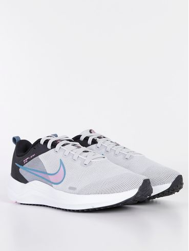 Tênis Esportivo Downshifter 12 Nike Feminino Cinza/Preto