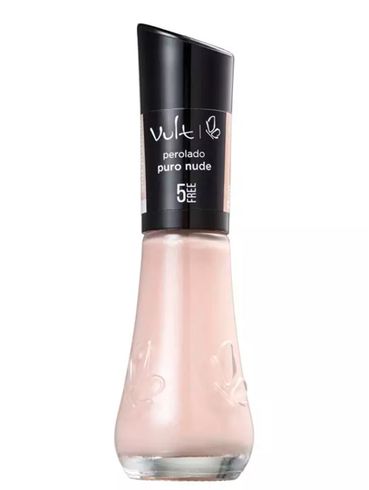 Esmalte Perolado Vult 5F Puro Nude Incolor