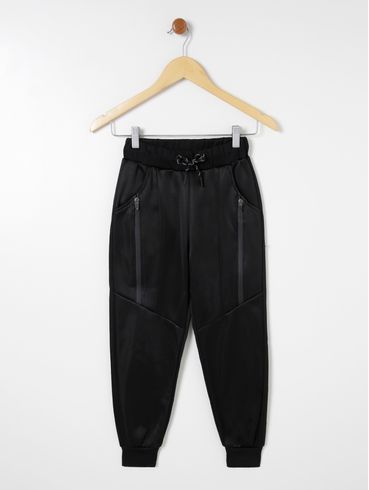 Calça Jogger Vels Juvenil Para Menino - Preto