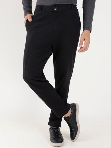 Calça Piquet Elétron Masculina Preto