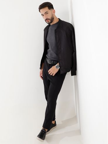 Calça Piquet Elétron Masculina Preto
