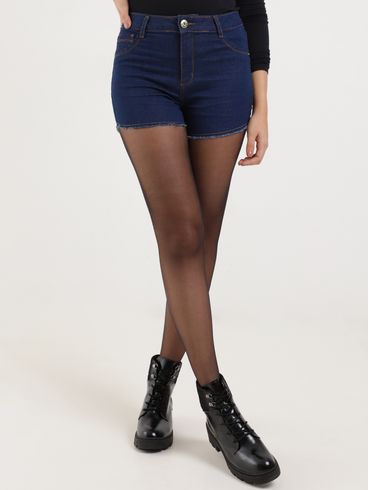 Short Jeans Feminino Azul