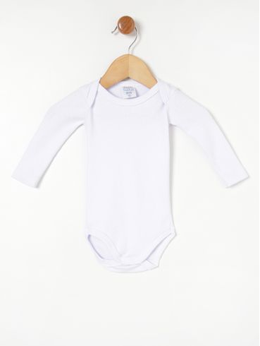 Body Infantil Para Bebê- Branco