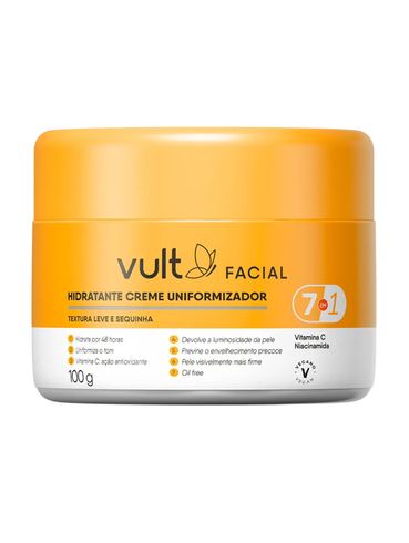 Hidratante Creme Uniformizador Facial Vult Incolor