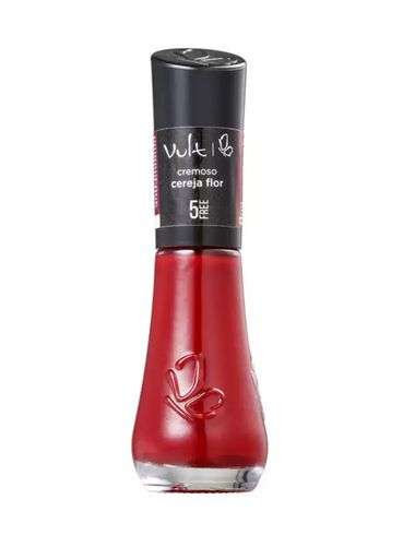 Esmalte Cremoso Vult 5F Cereja Flor Incolor