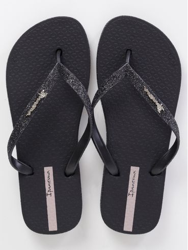 Chinelo Ipanema Maxi Glow Feminino Preto