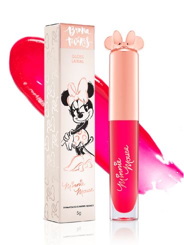 Gloss Labial Minnie Mouse Bruna Tavares Loves Me Incolor