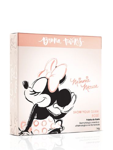 Paleta Multifuncional Minnie Bruna Tavares Rose Incolor