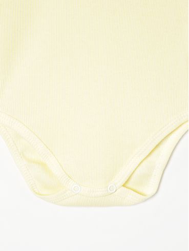 Body Infantil Para Bebê - Amarelo