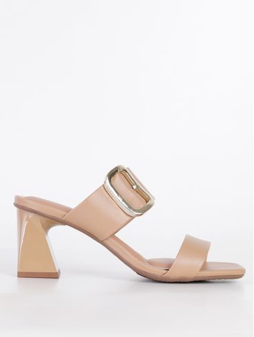 Tamanco Mule Beira Rio Feminino Nude