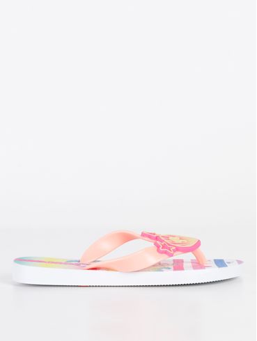 Chinelo Ipanema Barbie Juvenil Para Menina - Branco/Rosa