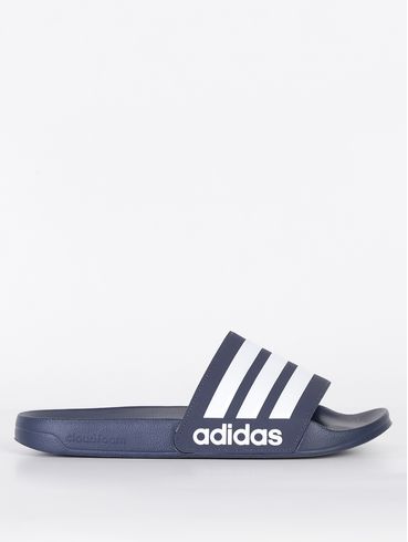 Chinelo Slide Adidas Adillette Masculino Azul Marinho/Branco