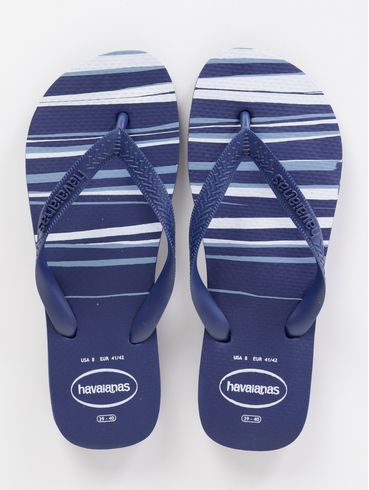 Chinelo Havaianas Top Masculino Azul Marinho/Branco