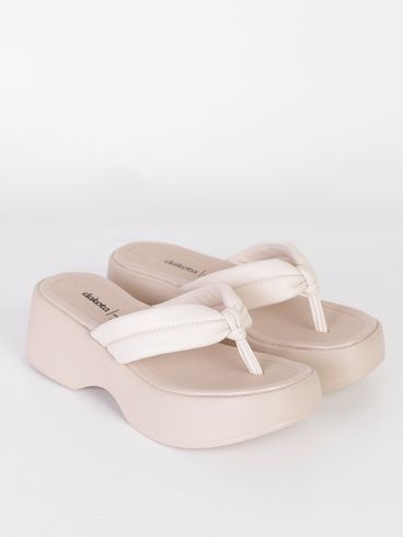 Tamanco Flatform Dakota Feminino Off white