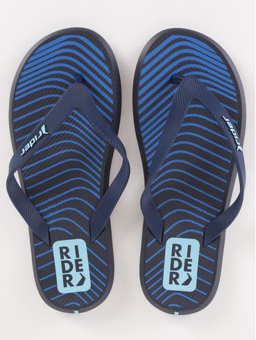 Chinelo Rider Style Dedo Masculino PRETO/AZUL