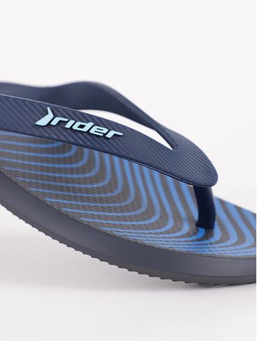 Chinelo Rider Style Dedo Masculino PRETO/AZUL