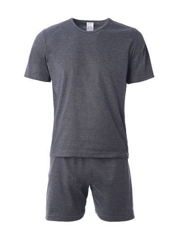 Pijama Curto Masculino MESCLA ESCURO