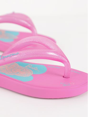 Chinelo Ipanema Infantil Barbie Puffer Day Para M ROSA