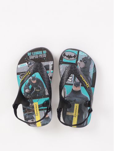 Chinelo Ipanema Infantil Para Bebê Menino PRETO/AMARELO