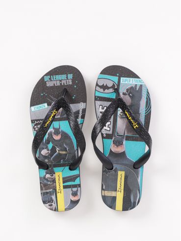 Chinelo Ipanema Juvenil Para Menino PRETO/AMARELO