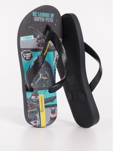 Chinelo Ipanema Juvenil Para Menino PRETO/AMARELO