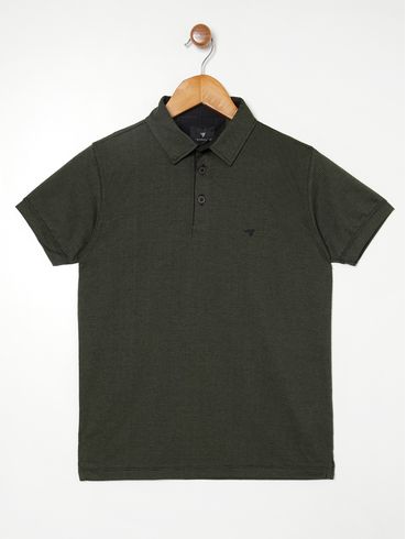 Polo Juvenil Para Menino - VERDE