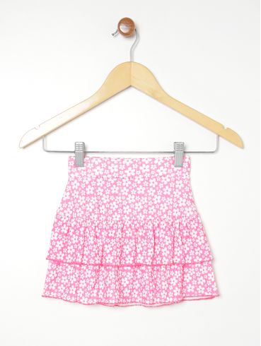 Saia Canelada Kid+ Infantil Para Menina - PINK