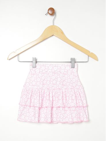 Saia Canelada Kid+ Infantil Para Menina - ROSA