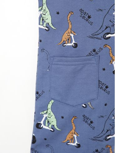 Macacão Jardineira Infantil Para Menino - AZUL